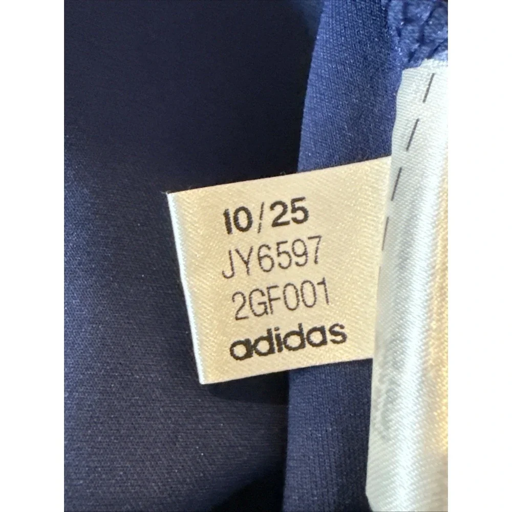 Adidas Men's Large Navy Qtr Zip Pullover Athletic Training Golf Jacket